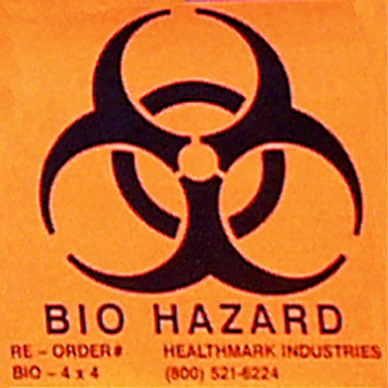 Bio Hazard Labels
